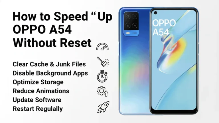 How to Speed Up OPPO A54 Without Reset